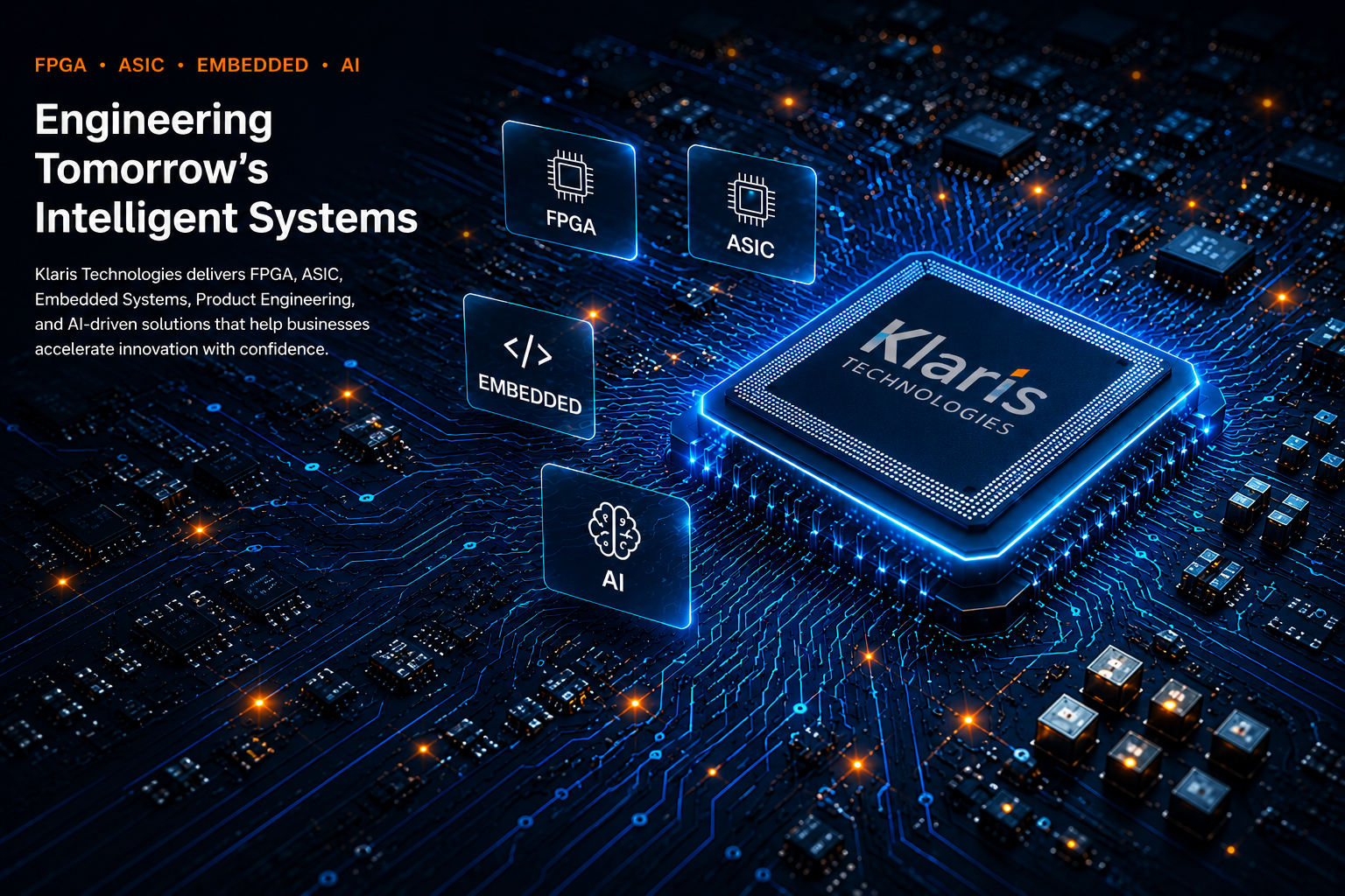 Klaris Technologies FPGA ASIC Embedded AI hero